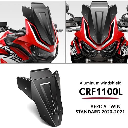For Honda CRF1100L CRF 1100 L Africa Twin CRF1100AL STANDARD 2020 - 2021 Motorcycle Windshield Windscreen Wind Shield Deflector