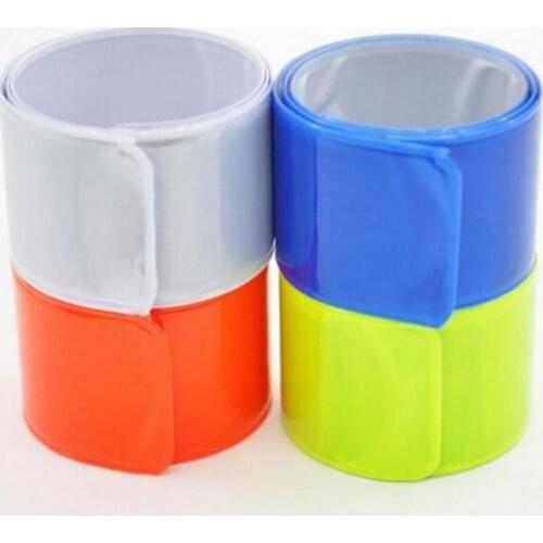 1pcs Portable Road Bicycle Reflective tapes Bike Cycling Refiective Safety Pant Band Leg Strap Accessories