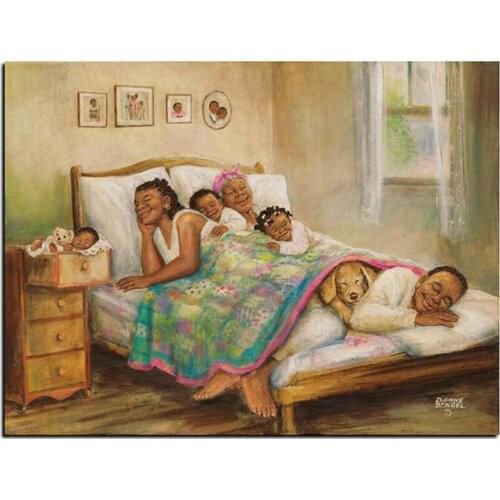 5D Diy Full Square Round Drill diamond painting Cross stitch lucky sleeping family mosaic embroidery sale home DecorationZP-3378