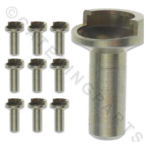 9 x IN09 NAT 0.38 GAS INJECTORS / JETS / NOZZLES / ORIFICES FOR SIT GAS PILOTS