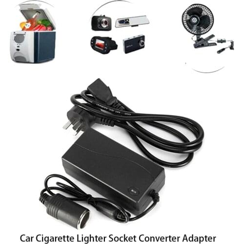 Car Inverter Cigarette Lighter Adapter Socket Converter 220V AC To 12V DC 5A 60W for Car Air pump /Vacuum cleaner