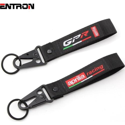 Newest Aprilia Keychain Embroidered For Aprilia RS RSV RXV Tuono SXV RSV4 RS125 RS250 Motorcycle Fans Souvenir Gift Key Chain