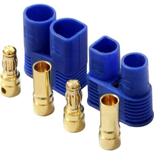 BULSUNSOLAR20 Pairs/Lot EC3 Banana Plug Bullet Connector Female+Male for RC ESC LIPO Battery Motor