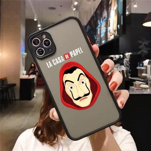 Spain TV Money Heist House Paper Phone Case For iPhone X XS MAX XR 7 6S 8Plus SE2020 11 12 Pro Max Hybrid La Casa de papel Cover
