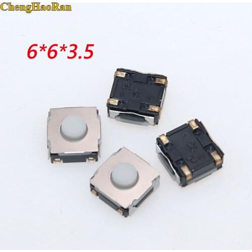 ChengHaoRan 6*6*3.5 Micro SwitchTactile Push Button Switch Car Remote key button Microswitch For VW BORA PASSAT GOLF SKRAAKE010