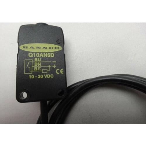 Q10AN6D Sensor, Photoelectric, Diffuse, Range, 0.5 M, Q10 Series 44857