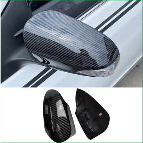 FOR Toyota Yaris 2012-2017 Exterior SIDE DOOR REARVIEW MIRROR Housing Replace Original COVER TRIM Car styling Auto Parts