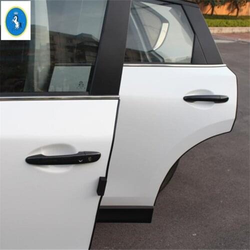 Yimaautotrims Door Pull Doorknob Handle Catch Cover Trim Fit For Mazda CX-5 CX5 2017 - 2020 ABS Carbon Fiber / Auto Accessory