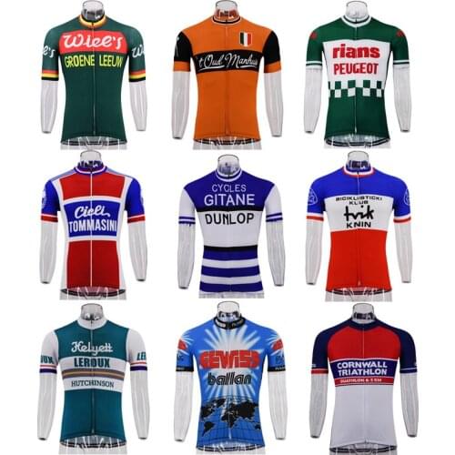 Multi Styles Classical Retro Maillot New Team Cycling Jersey Customized Road Mountain Race Top OROLLING