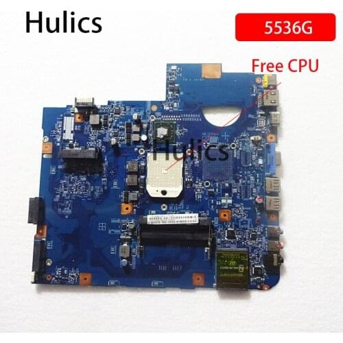 Hulics Original 48.4CH01.021for acer 5536 5536G NOTEBOOK Laptop Motherboard JV50-PU 08252-2 JV50-PU MBP4201003 DDR2 free CPU