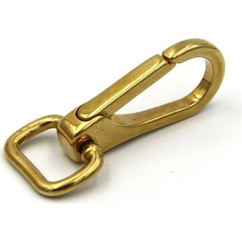 Forging Fixed Loop Snap Hook 17mm,Gold Clasp Clip