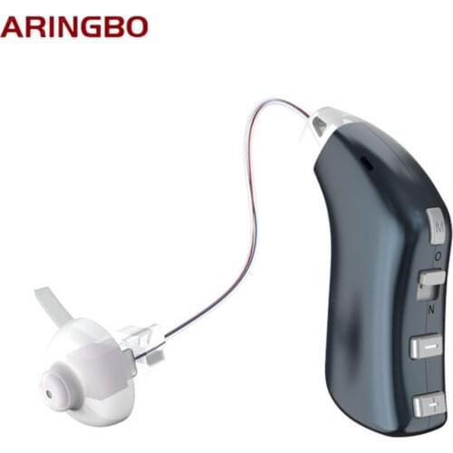 Best Rechargeable Digital Hearing Aid Severe Loss Invisible BTE Ear Aids High Power Amplifier Sound Enhancer For Deaf Elderly