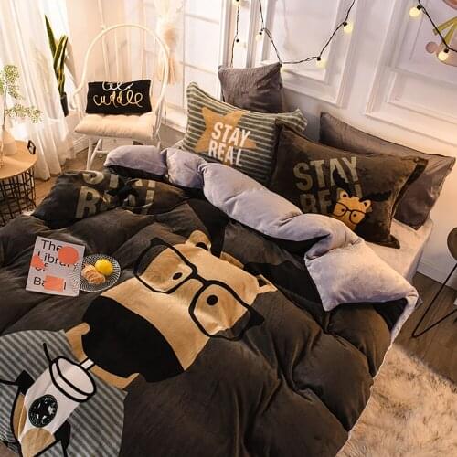 Soft Warm Flannel Blankets For Beds Cover Bedspread Winter Blanket Home Textile Queen Size 79x91" Brown