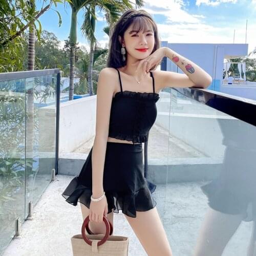 2021 New Fashion Bikini Set Women Two Piece Swimsuit Swimwear Beach Wear Sexy Backless Bikini Tight Swim Bathing Suit Swimskirt