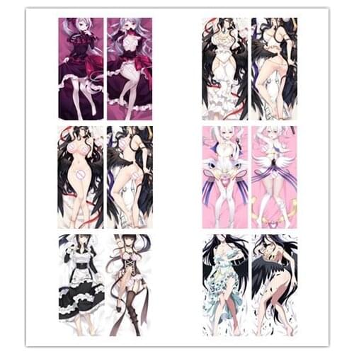 2021 NEW Anime fate Xoverlordes albedo Pillow Covers Dakimakura case Sexy girl 3D Double-sided Bedding Hugging Body pillowcase