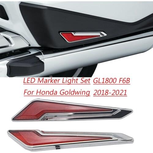 New Motorcycle LED Side Saddlebag Lnserts For Honda Gold Wing GL1800 2018 2019 2020 2021 Goldwing GL1800 Tour DCT Airbag