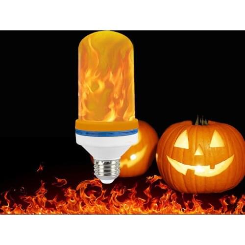 New Design 4 Modes E26/E27/E14/E12 LED Flame Bulb Upside Down Effect Simulated Decorative Vintage Atmosphere Lighting Lamp