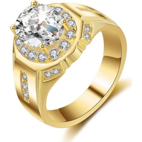 Genuine luxurious high quality Egg shape Puls carat simulation Moissanite wedding got engaged Ring men Free shipping MJZ031