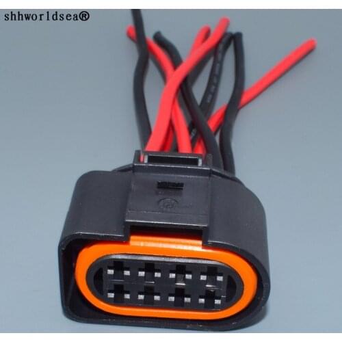 Worldgolden 8 Pin/Way Rear Light Lamp Connector Auto Electrical Plug With Wire Cable Pigtail Repair For AUDI A4 A6LVW 8D0973734