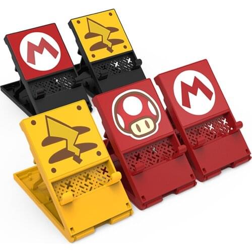 Adjustable Angles Holder Stand Cradle for Nintend Switch/Switch Lite Console With Game Cards Slot Mobile Phone Stand