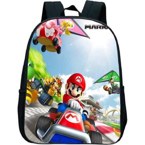 Mario Bros Backpack Kids School Bag Kindergarten Bag Rucksack Knapsack Childrens Backpack Fashion Rucksack
