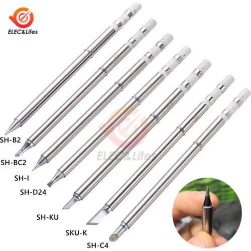 SH-K KU B2 D24 BC2 C4 I Solder Tips Replacement Part for SH72 65W Digital Adjustable Soldering Iron Station Set of Tools Kits