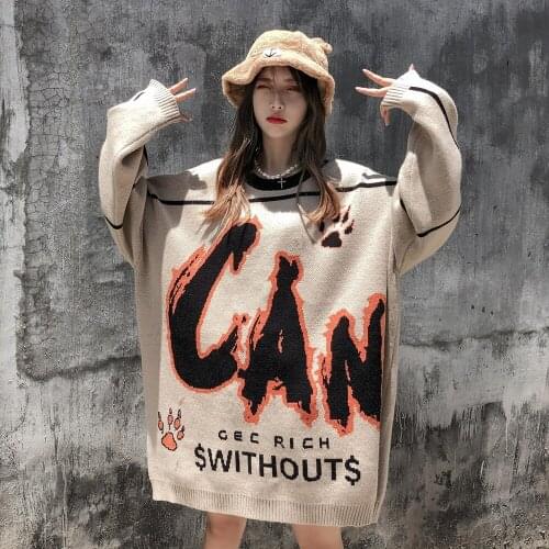 Sweter Women Winter Clothes Woman Sweaters Tops New Plus Size Goth Sweater Dress Women Knitted Sweaters For Women Fashion