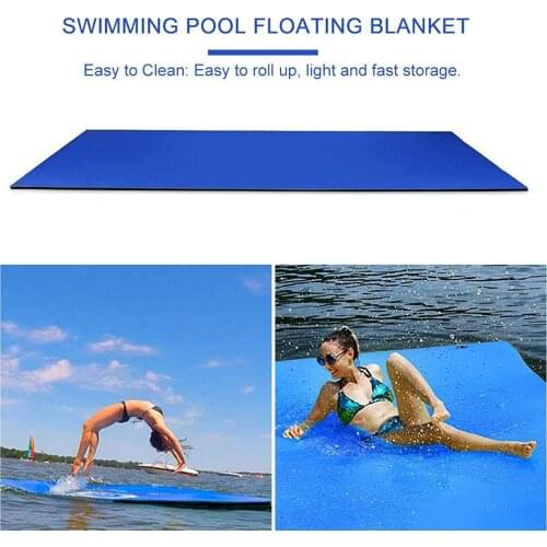Water blanket water floating bed pad water blanket the softest water float mat Anti-tear XPE Foam Floating Pad Durable