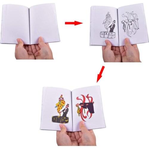 Magic Coloring Book Medium Size/Large Size Magic Tricks Close up Magia Book Appearing Magie Mentalism Illusion Gimmick Props