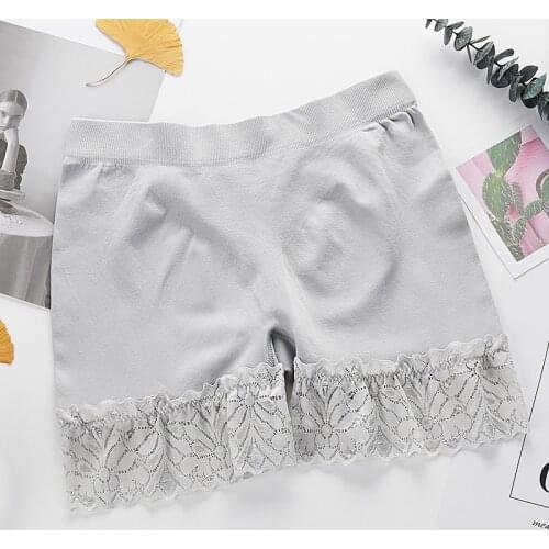 Women Soft Cotton Safety Shorts Pants Seamless Modal Nylon Lady Waist Panties Anti Emptied Pants Girls Boxers Slimming Underwear