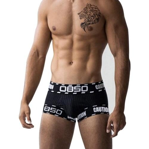 0850 Boxersshorts Domineering Hollow Cotton Male Underpants Skincare Belt Three-dimensional Pouch Breathable Good Absorrtion