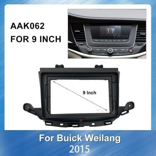 2Din Car Radio Dashboard Mount panel Fascia frame for Buick Weilang 2015 car Stereo receiver Panel Trim Installation Kit Frame