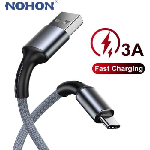 3m USB Type C Fast Charging USB C Cable Data Cord For Samsung S20 A51 Xiaomi Mi 10 Huawei P30 3A Mobile Phone Charger Long Wire