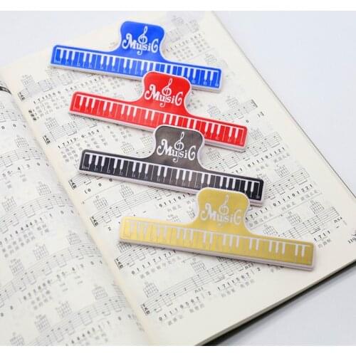 500pcs Colorful Plastic Music Score Fixed Clips Book Paper Holder for Guitar Violin Piano Player Multifunction Spring Clips 15cm