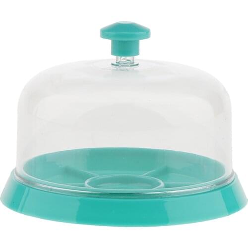 Watch Dust Cover Tray 6 Slots Blue Holder Watch Movement Parts Jewelry Beads