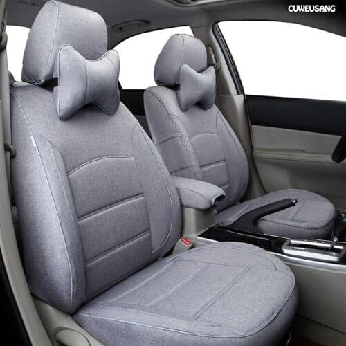 CUWEUSANG Custom FLAX car seat covers set For GreatWall HAVAL H5 H6 H1 H2 H3 H8 H9 H7 H2s M6 F5 H4 F7 Automobiles Seat Covers