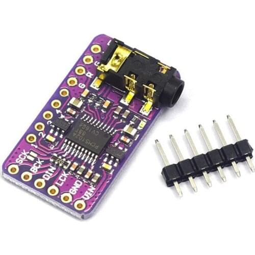 PCM5102 DAC I2S Interface Decoder Sound Card Board Digital Audio GY-PCM5102 PHAT Format Player Module for Raspberry Pi