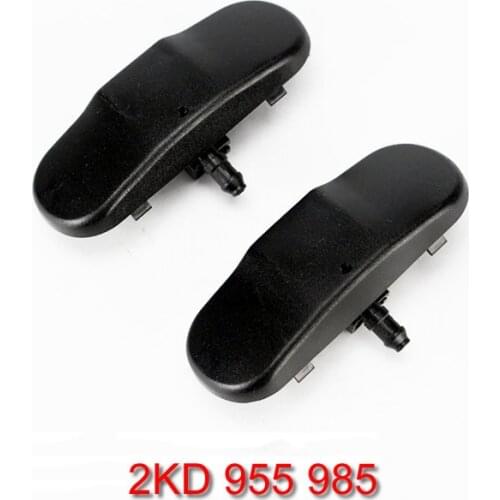 2PCS OEM Windscreen Washer Jet Water Spray Nozzle FOR Passat B6 Jetta Golf GTI Caddy 2KD 955 985 2KD955985