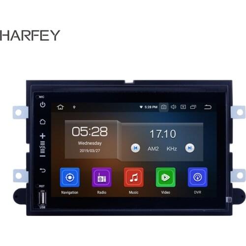 Harfey Android 10.0 DVD GPS Dash Radio System for Ford Mustang 2005-2009 with 3G WiFi Bluetooth Mirror Link OBD2 Rearview Camera