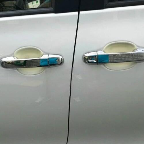For Toyota Sienta 2015 2016 2017 2018 NHP170 ABS Chrome Side Door Handle Cover Trim Car Styling Auto Exterior Accessories