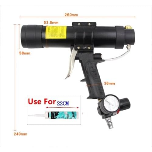 NEW 310ml Pneumatic glass glue guns for Automobile sheet metal Pneumatic Caulking Gun Caulk Applicator Tool
