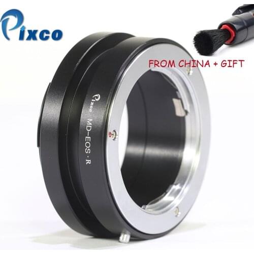 Pixco For MD-EOS R Lens Mount Adapter Ring for Minolta MD Lens to Suit for Canon For EOS R Camera +Gift
