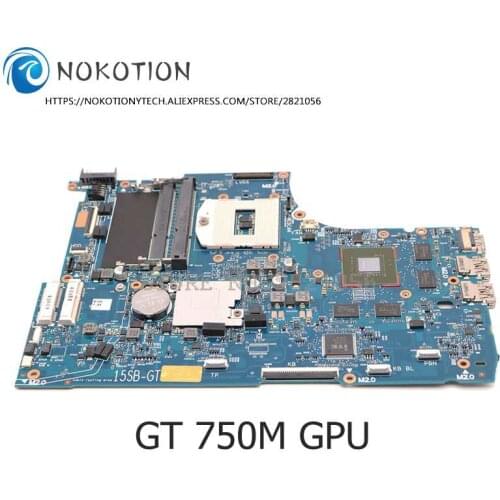 NOKOTION 741653-501 741653-001 Laptop Motherboard For HP Envy 15-J105TX 15-J Main Board HM86 DDR3L GT750M Graphics Card