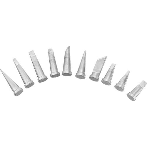 10pcs Solder Tip Set LTO/S/A/B/C/ L/M/ BB/CC/KN Soldering Iron Tips for Weller WSD81 WD1000 WSP80 WP80 Soldering Tip Tools