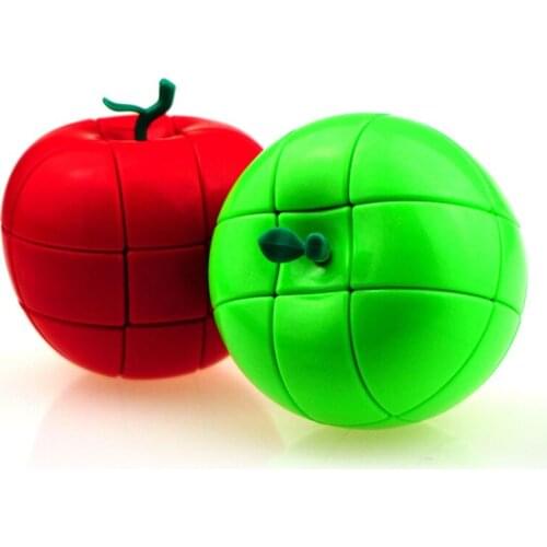 New 3x3x3 Magic Cube Apple Puzzle Ball Educational Toys For Kids