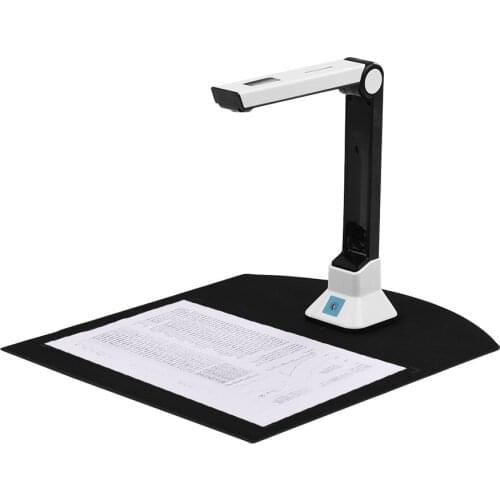 BK50 Portable 10 Mega-pixel High Definition Book Scanner Capture Size A4 Document Camera for File Recognition Scanner