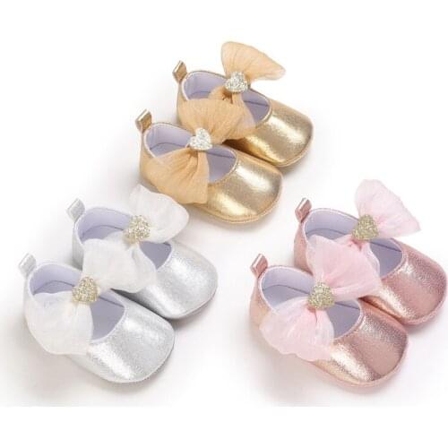 NEW 0-18M Infant Baby Girl Summer Bowknot Toddler Soft Sole Walking Shoes Newborn Brand Casual Shoes