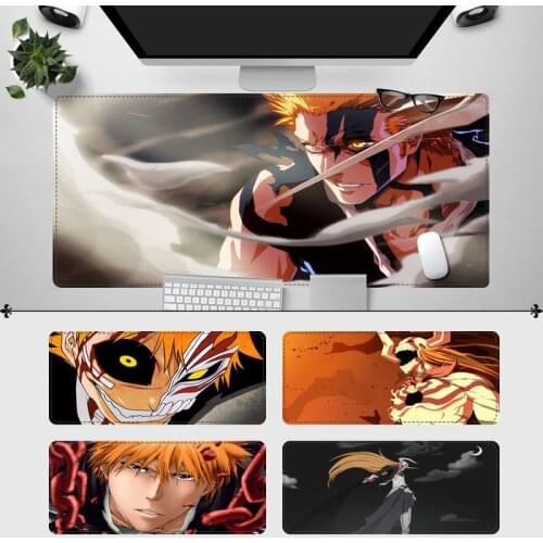 Sale Ichigo Kurosaki Mouse Pad Gaming MousePad Large Big Mouse Mat Desktop Mat Computer Mouse pad For Overwatch