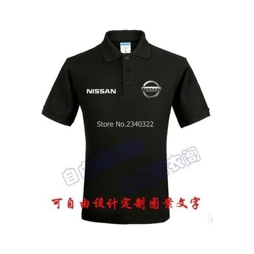 Summer car standard 4s shop tooling Nissan polo shirt cotton clothes for men and women