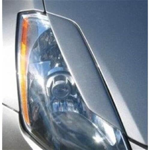Fiberglass Headlight Eyebrows Eyelids Covers for 2003-2008 Nissan Fairlady 350z Z33